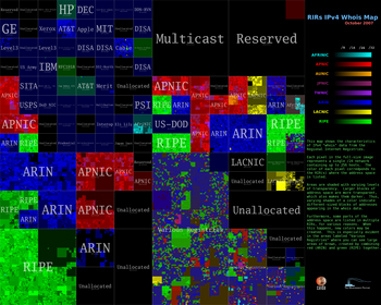 IPv4 WHOIS Map