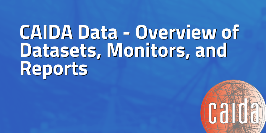 CAIDA Catalog Search - A Collection of Scientific Research on the