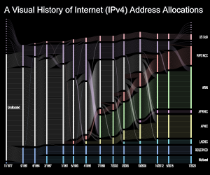 IPv4 Allocation Visual History (2020)

